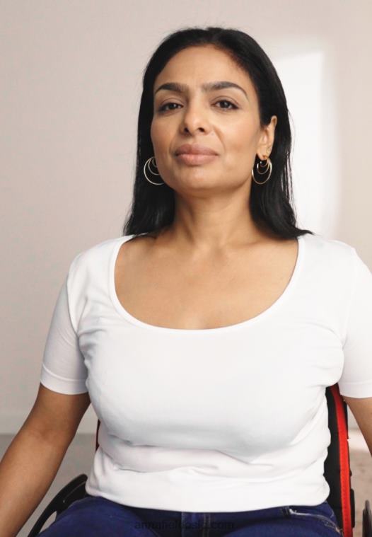 Anna Field kvinner basic t-skjorte hvit P266L350