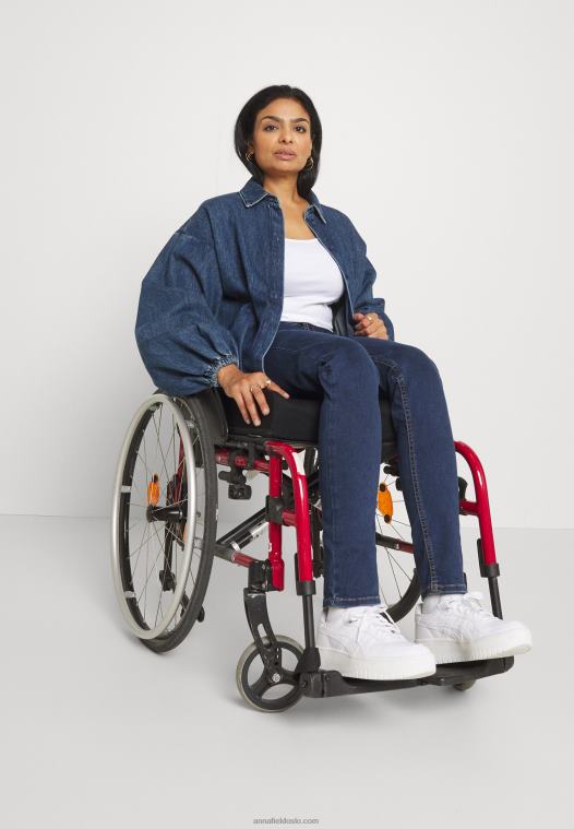 Anna Field kvinner basic t-skjorte hvit P266L350