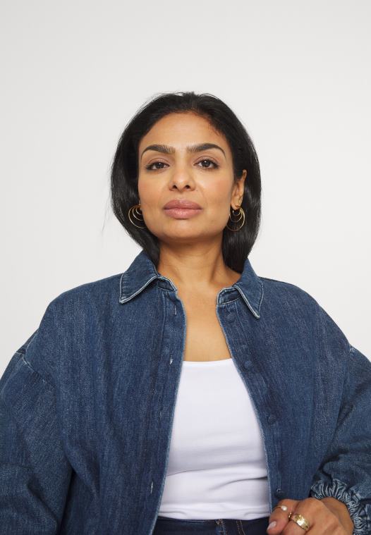 Anna Field kvinner basic t-skjorte hvit P266L350