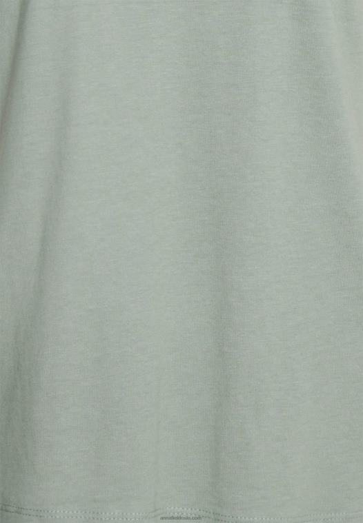 Anna Field kvinner basic t-skjorte lysegrønn P266L322