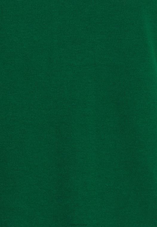 Anna Field kvinner basic t-skjorte mørkegrønn P266L326