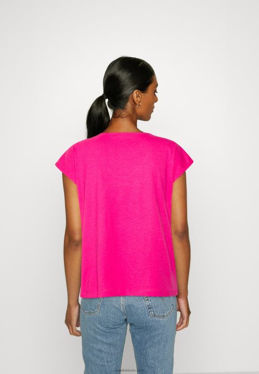 Anna Field kvinner basic t-skjorte rosa P266L378