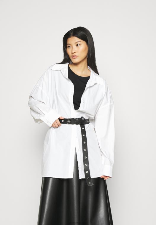 Anna Field kvinner basic t-skjorte svart P266L314