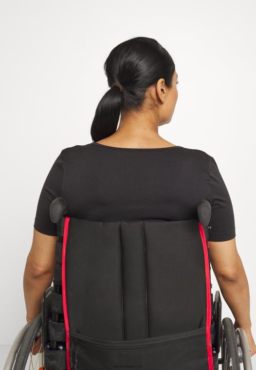 Anna Field kvinner basic t-skjorte svart P266L374