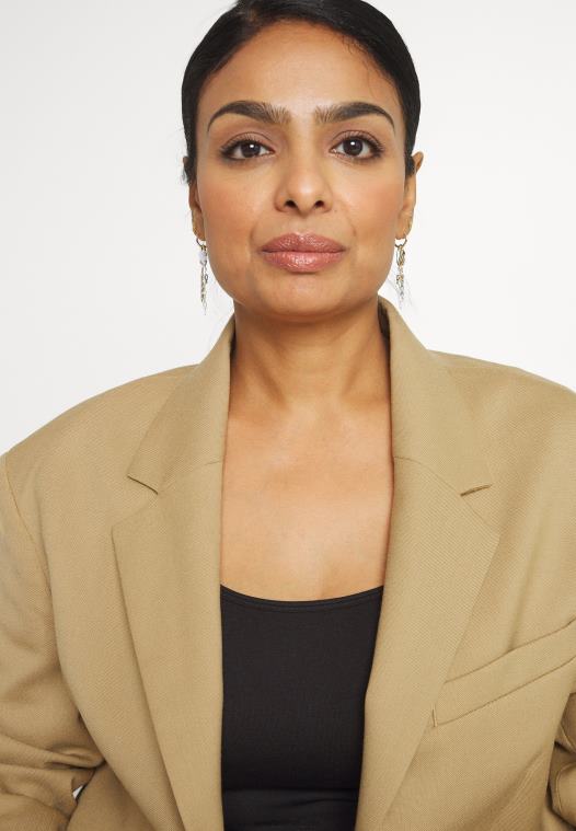 Anna Field kvinner basic t-skjorte svart P266L374