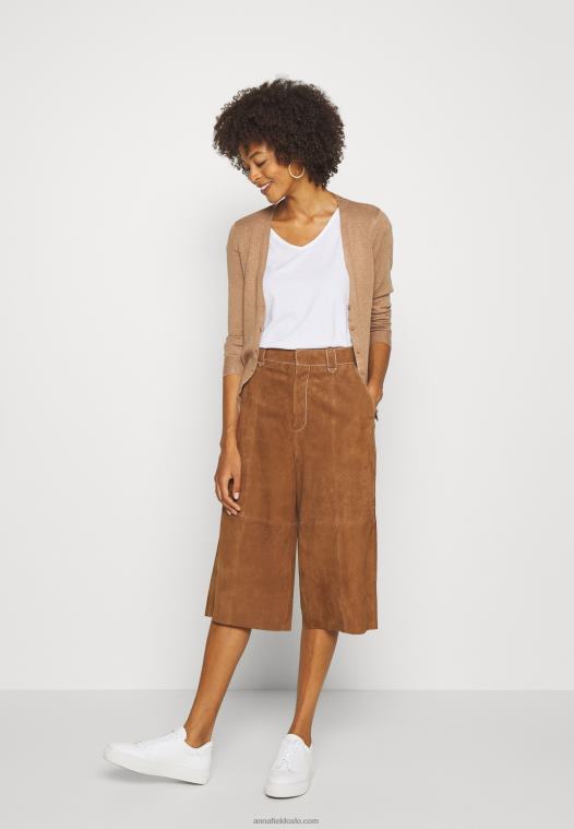 Anna Field kvinner basic v-hals drop shoulder 2 pack basic t-skjorte hvit/hvit P266L297