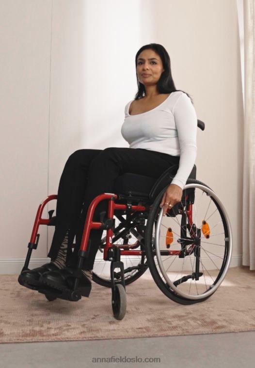 Anna Field kvinner langermet topp hvit P266L572