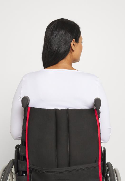 Anna Field kvinner langermet topp hvit P266L572