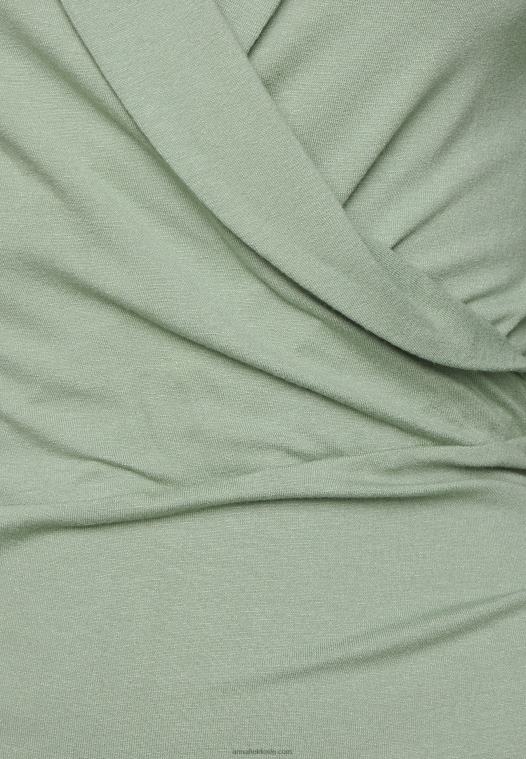 Anna Field kvinner langermet topp lysegrønn P266L545