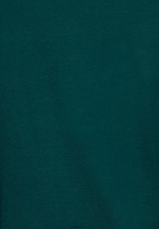 Anna Field kvinner langermet topp mørkegrønn P266L556