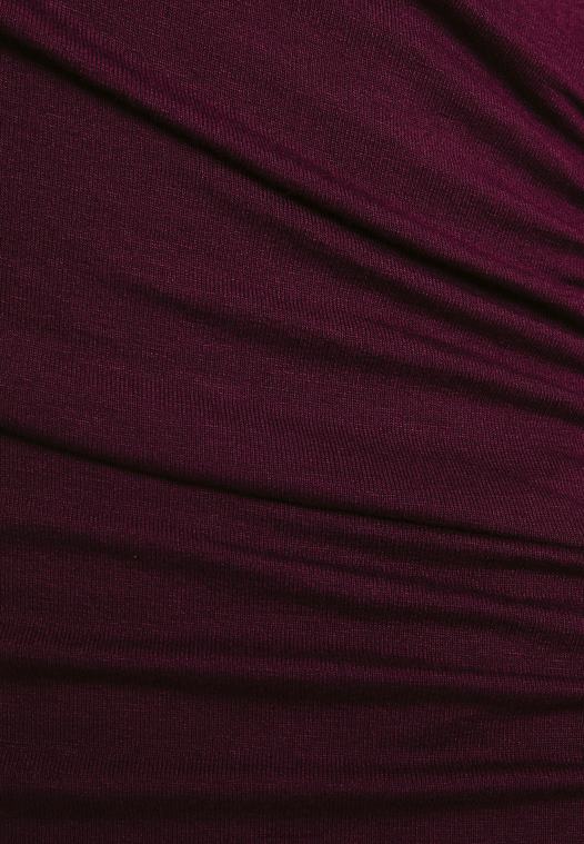 Anna Field kvinner langermet topp mørkerød P266L535