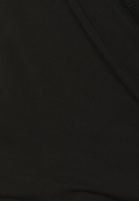 Anna Field kvinner langermet topp svart P266L541