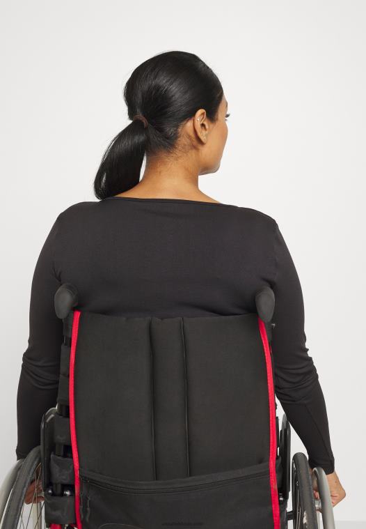 Anna Field kvinner langermet topp svart P266L580