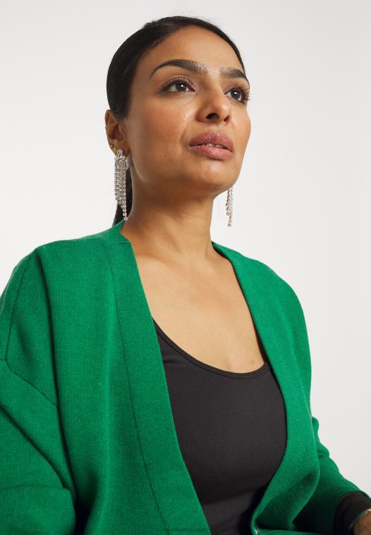 Anna Field kvinner langermet topp svart P266L580