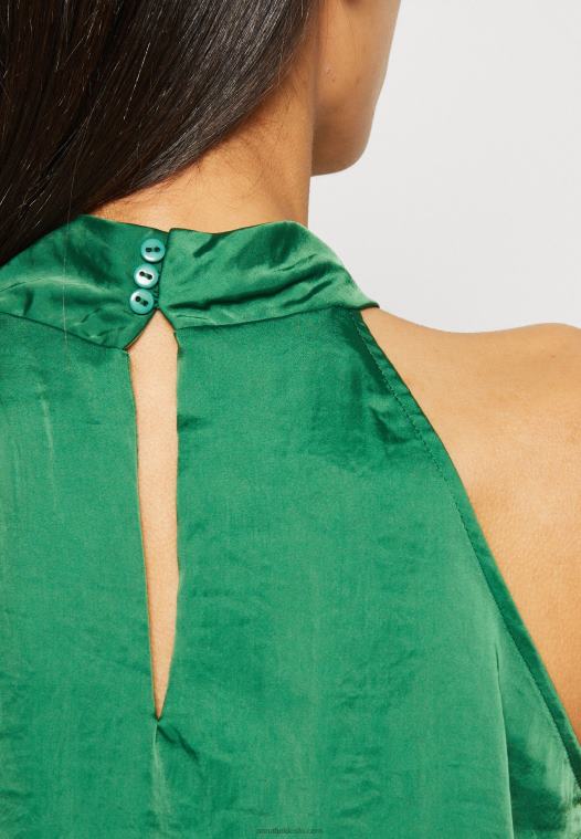 Anna Field kvinner topp grønn P266L394