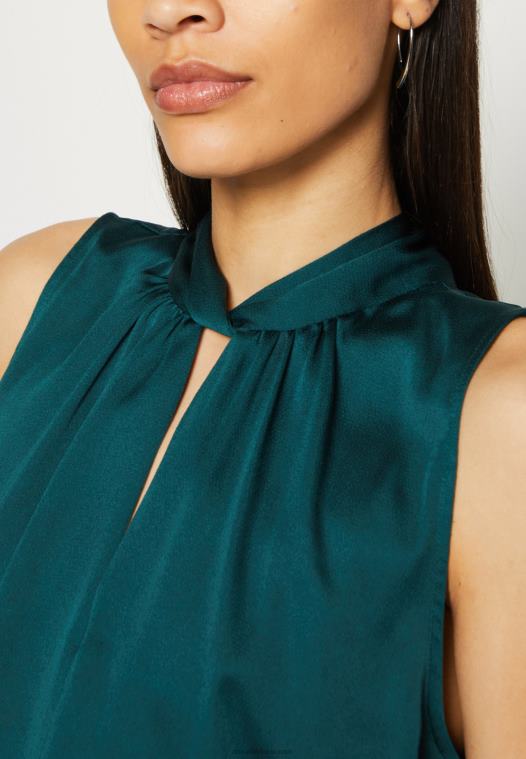 Anna Field kvinner topp grønn P266L433