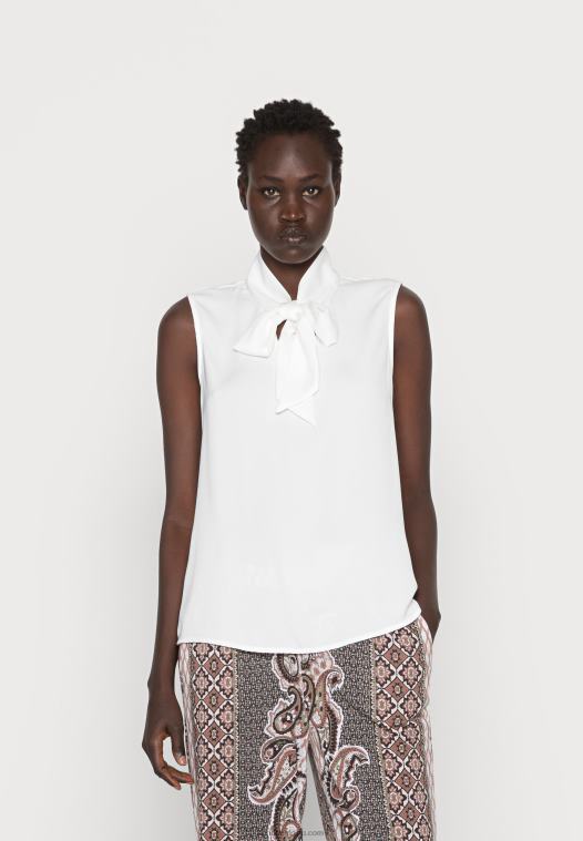 Anna Field kvinner topp hvit P266L407