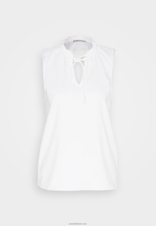 Anna Field kvinner topp off-white P266L395