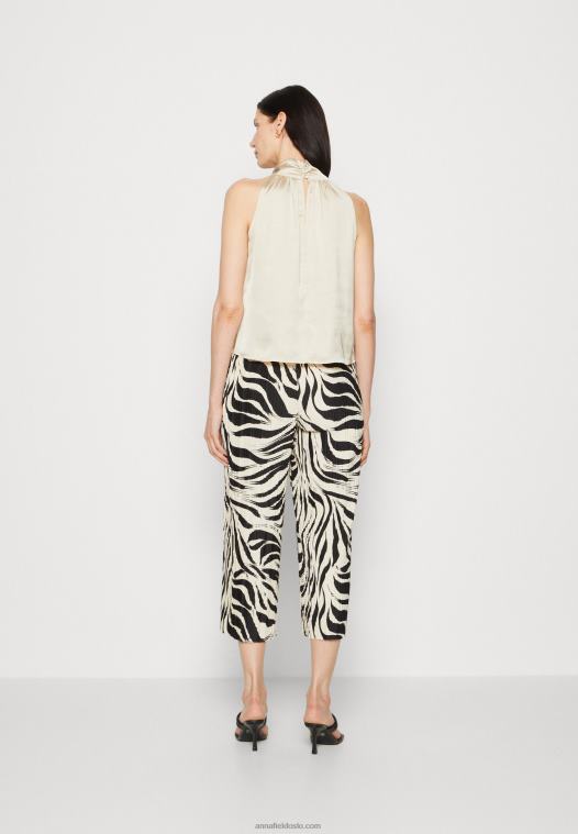 Anna Field kvinner topp off-white P266L408