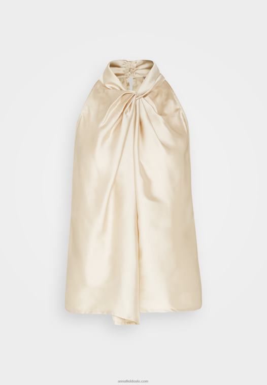 Anna Field kvinner topp off-white P266L408