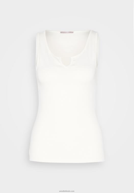 Anna Field kvinner topp off-white P266L470