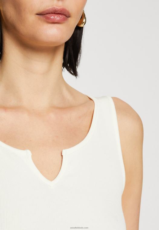 Anna Field kvinner topp off-white P266L470