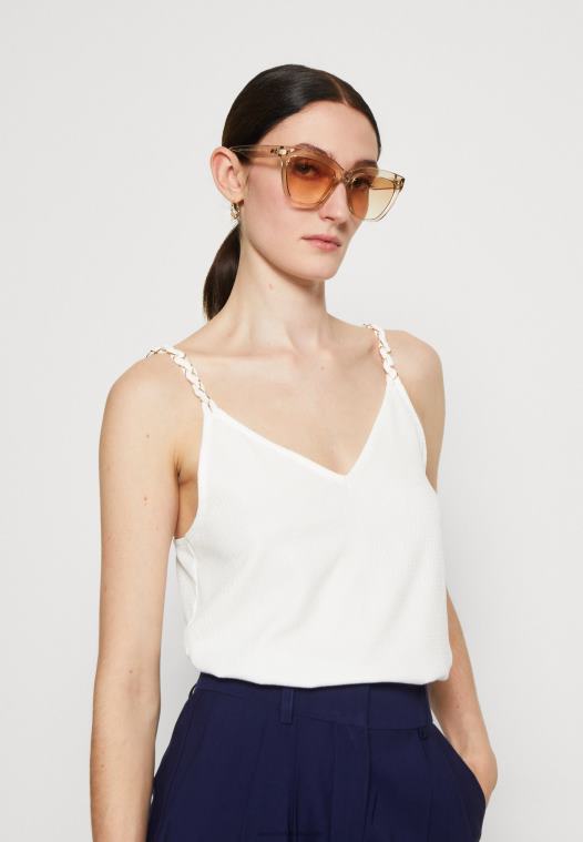 Anna Field kvinner topp off-white P266L475