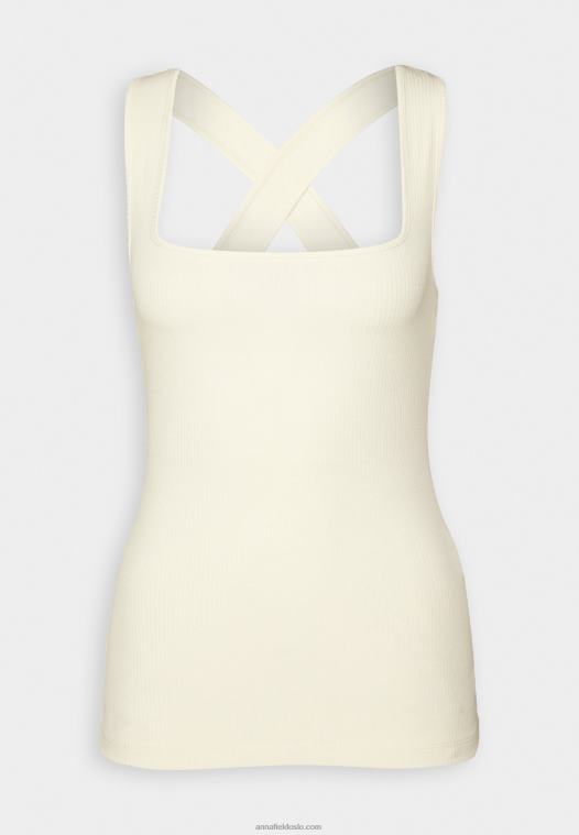 Anna Field kvinner topp sand P266L443