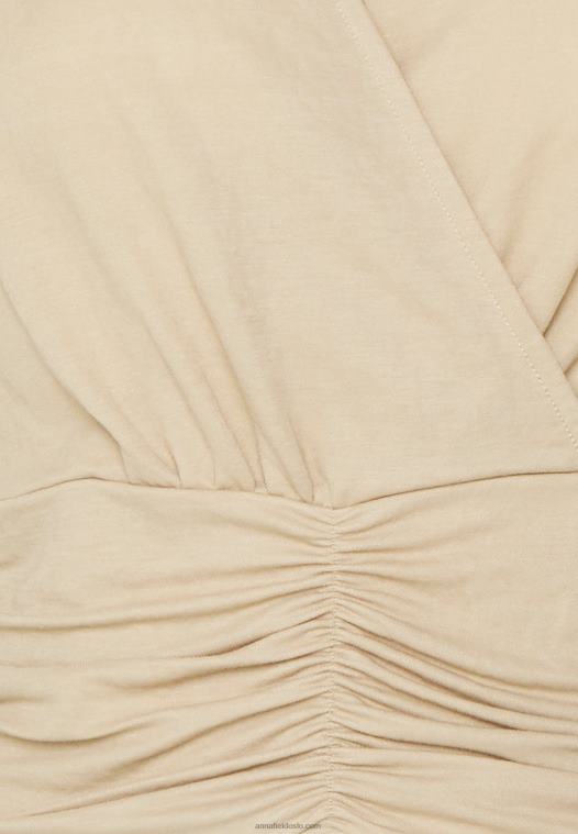 Anna Field kvinner topp sand P266L444