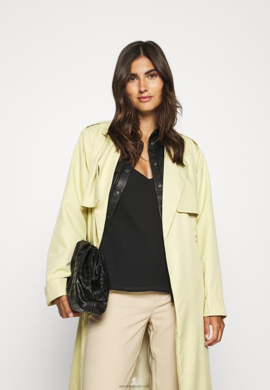 Anna Field kvinner topp svart P266L382