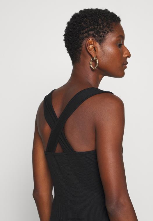 Anna Field kvinner topp svart P266L411