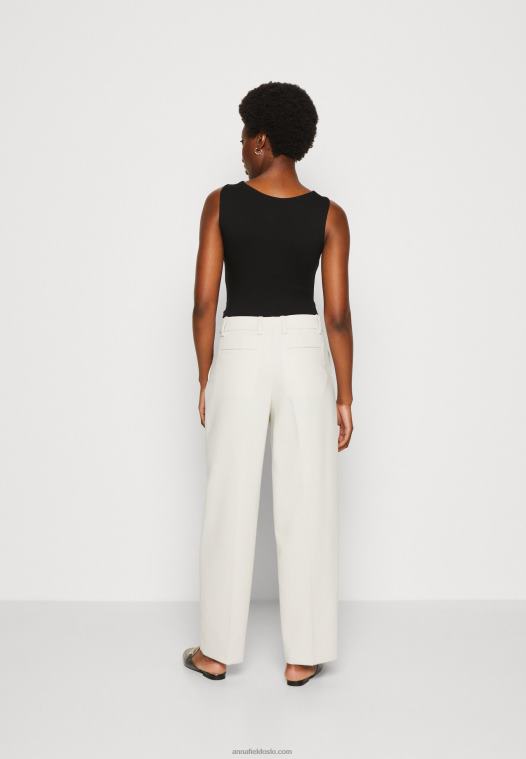 Anna Field kvinner topp svart P266L498