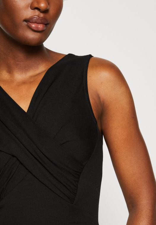 Anna Field kvinner topp svart P266L498