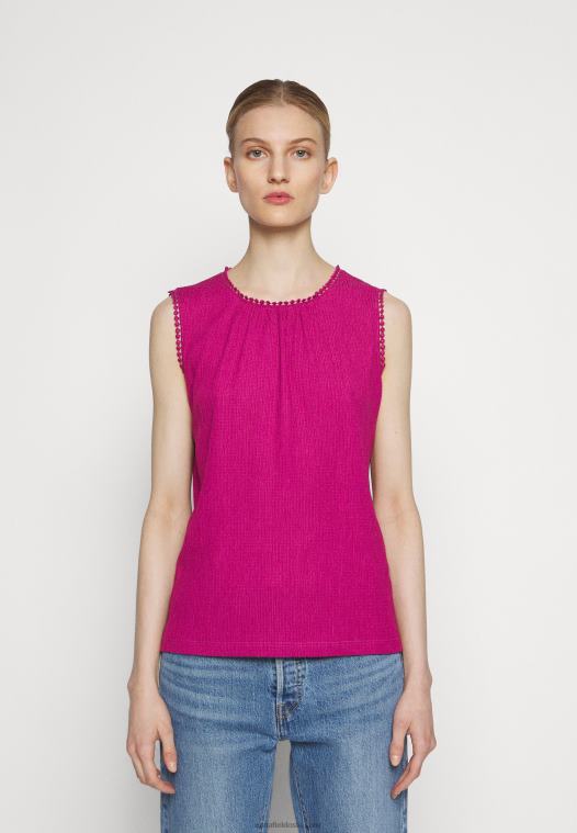 Anna Field kvinner toppen rosa P266L413