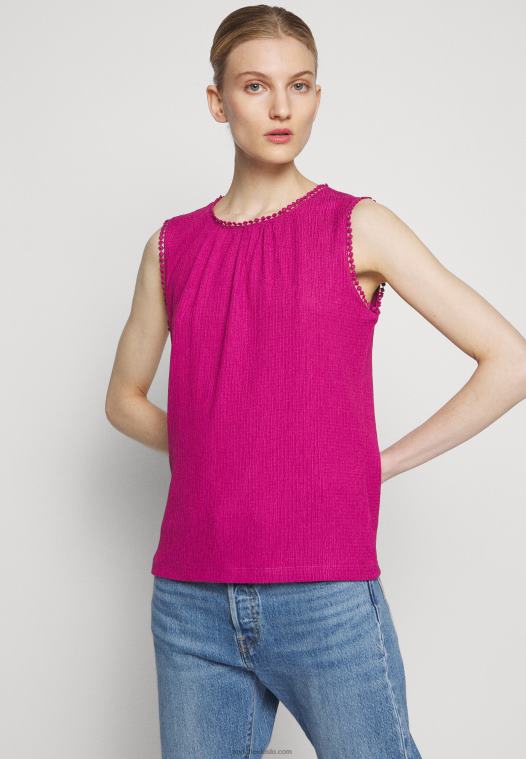 Anna Field kvinner toppen rosa P266L413