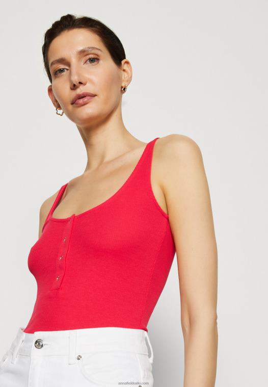 Anna Field kvinner toppen rosa P266L426