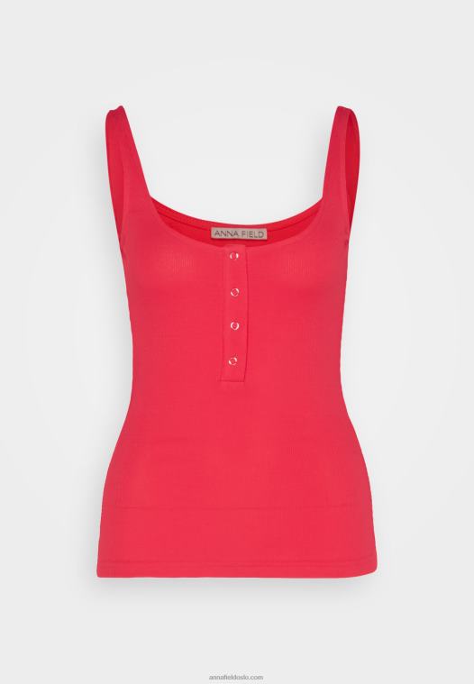 Anna Field kvinner toppen rosa P266L426