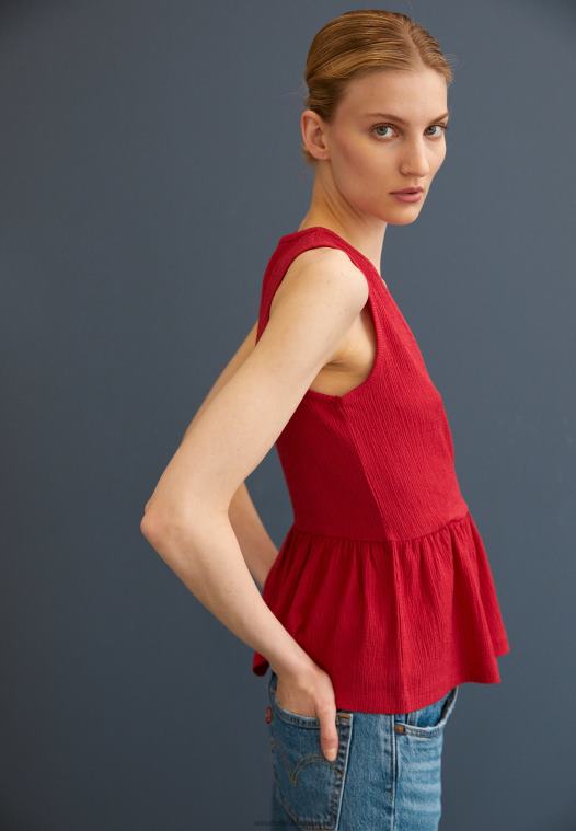 Anna Field kvinner toppen rosa P266L446