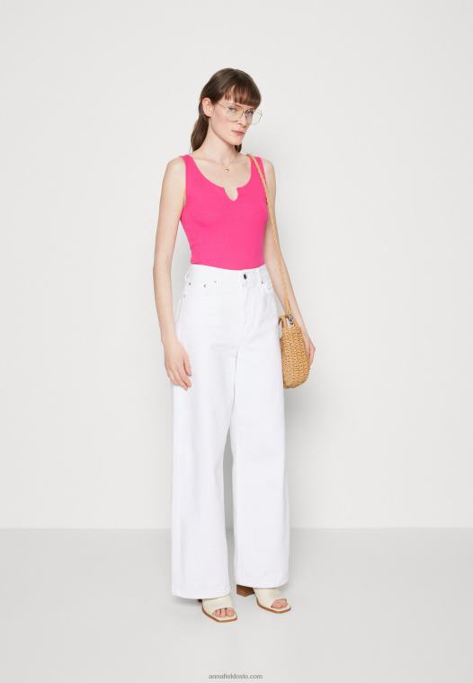 Anna Field kvinner toppen rosa P266L487