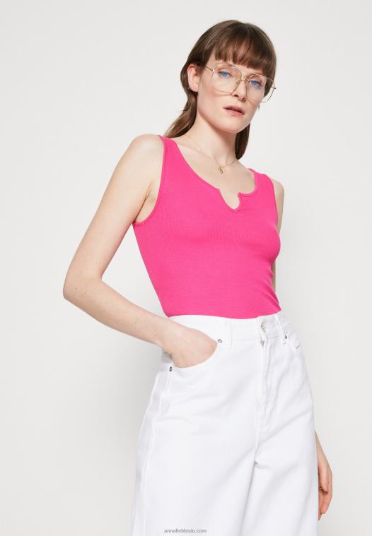 Anna Field kvinner toppen rosa P266L487