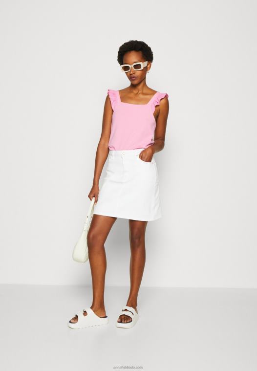 Anna Field kvinner toppen rosa P266L495