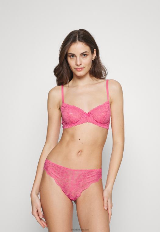 Anna Field kvinner 2 pakke bøyle-BH rosa/beige P266L937