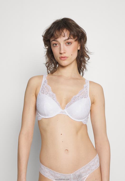 Anna Field kvinner 2 pakke bøyle-BH svart/hvit P266L933