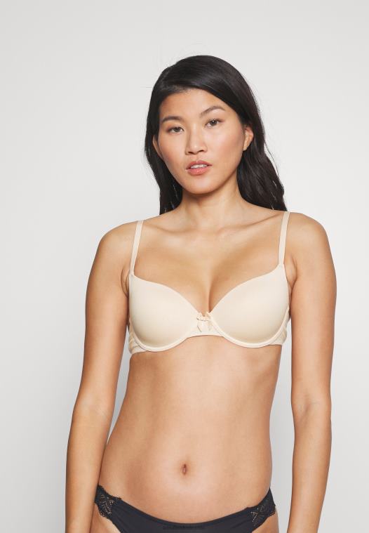 Anna Field kvinner 2 pakke bøyle-BH svart/naken P266L948