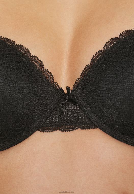 Anna Field kvinner 2 pakke bøyle-BH svart/naken P266L948