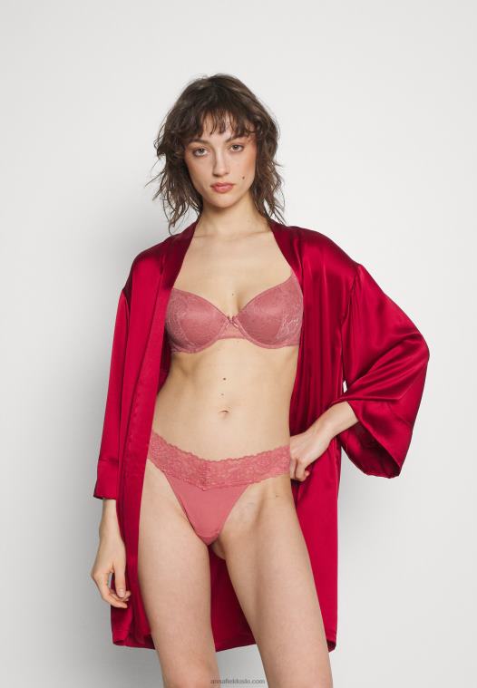 Anna Field kvinner 2 pakke bøyle-BH svart/rosa P266L941