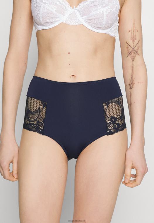 Anna Field kvinner 2 pakke truser mørkeblå/hvit P266L1002