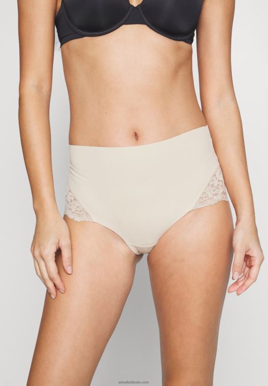 Anna Field kvinner 2 pakke truser svart/naken P266L988