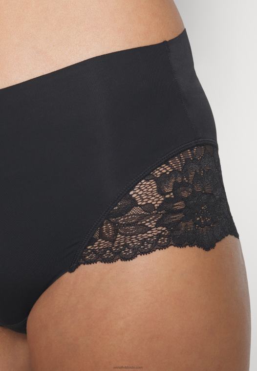 Anna Field kvinner 2 pakke truser svart/naken P266L988