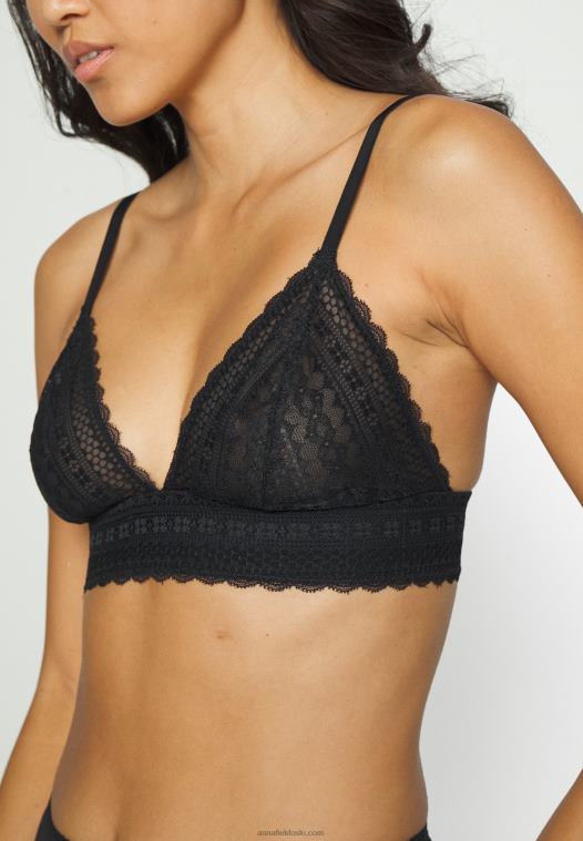 Anna Field kvinner 2 pp greer blonder bralette trekant bh svart P266L914